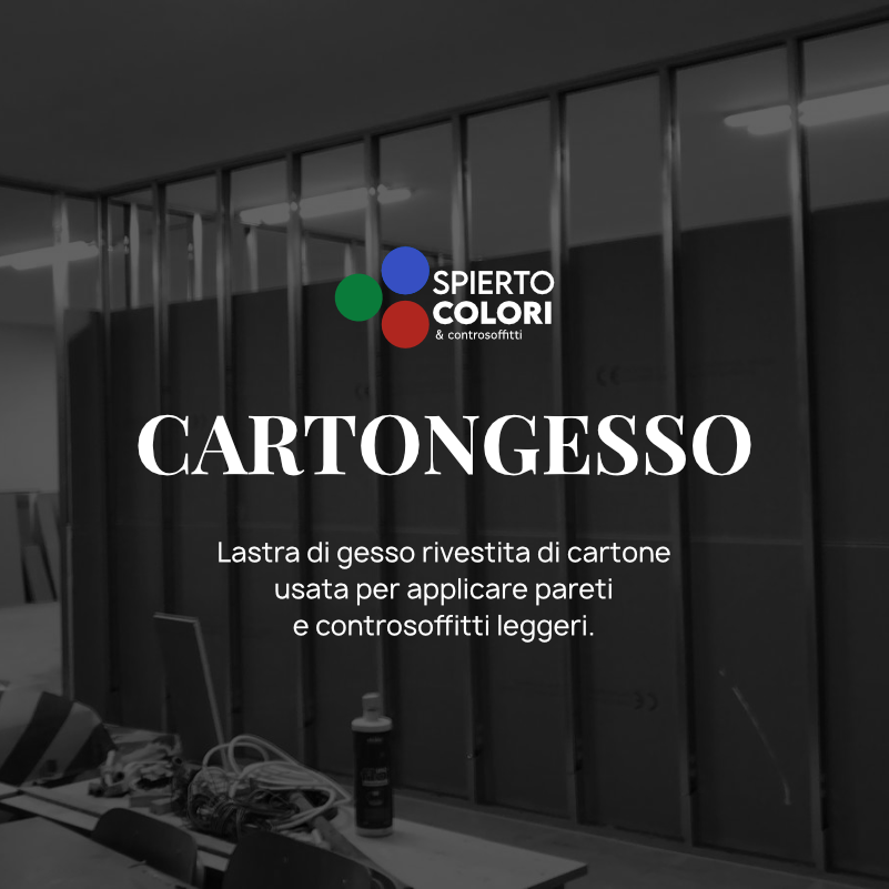 Descrizione del servizio di cartongesso offerto: Lastra di gesso rivestita di cartone usata per applicare pareti e controsoffitti leggeri.