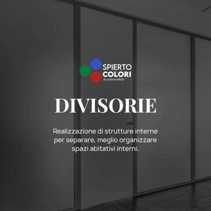 Descrizione del servizio di pareti divisorie offerto: Realizzazione di strutture interne per separare, meglio organizzare
spazi abitativi interni.