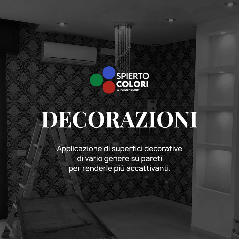 Descrizione del servizio di pareti decorate offerto: Applicazione di superfici decorative di vario genere su paretı
per renderle più accattivanti.